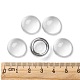 Demi transparente cabochons de verre ronde(X-GGLA-R027-16mm)-5