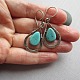 alliage boucles d'oreilles dangle(WGEE1F9-01)-3