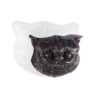 Halloween Devil Cat Head DIY Candlestick Silicone Molds, Resin Casting Molds, For UV Resin, Epoxy Resin Craft Making, White, 69x86x27mm, Inner Diameter: 60x77mm(SIMO-B002-12)