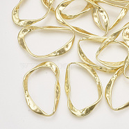Alloy Linking Rings, Twist Ring, Light Gold, 45x28x4mm, Inner Diameter: 38.5x21mm(X-PALLOY-S121-216)