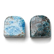 Natural Apatite Pendants, Square Charms, 24~24.5x22~22.5x8~9mm, Hole: 1.5mm(G-M405-10-02)