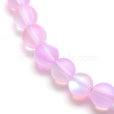 Synthetic Moonstone Beads Strands(G-F142-6mm-09)-3