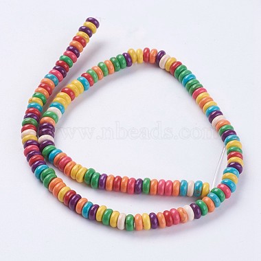 Synthetic Turquoise Beads Strands(G-E456-33G-3X6mm)-2