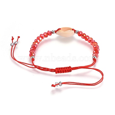 Nylon Cord Braided Bead Bracelets(BJEW-JB04100-02)-3