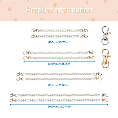 8pcs 8 styles perles rondes acryliques blanches poignées de sac(FIND-TA0001-40)-3