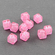 Mixed Letters Transparent Acrylic Cube Beads(SACR-S181-06)-1