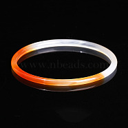 Dyed Natural Dendritic Agate Simple Plain Bangle for Women, Inner Diameter: 2-1/8~2-1/4 inch(5.4~5.6cm)(FIND-PW0021-09A-09)