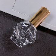 Glass Spray Perfume Bottles, SPA Aromatherapy Essemtial Oil Empty Bottle, Gold, 6.9x3.8cm, Capacity: 10ml(0.34fl. oz)(PW-WG90646-01)