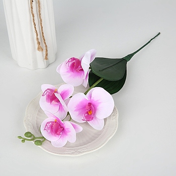 Plastic Artificial Daisy Flowers Bundles, for Indoor Outdoor Home Garden Porch Window Plant Decoration, Violet, 370mm