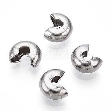 304 Stainless Steel Crimp Beads Covers(STAS-S117-011D)-3