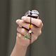 olycraft 6шт. 6 цвета ремешок для мобильного телефона подвеска в виде стручка семян лотоса с имитацией нефрита(HJEW-OC0001-28)-6