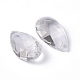 Faceted Teardrop Transparent Glass Pendants(X-EGLA-R085-03)-4