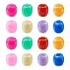 Pet 80Pcs 8 Colors Acrylic European Beads(MACR-MP0001-01)-1