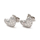 304 Stainless Steel Heart Stud Earrings for Women(EJEW-I281-35P)-1