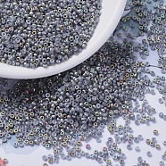 MIYUKI Round Rocailles Beads, Japanese Seed Beads, 11/0, (RR4557) Vitrail Matte, 2x1.3mm, Hole: 0.8mm, about 5500pcs/50g(SEED-X0054-RR4557)