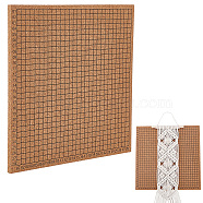 Square Cork Blocking Mats for Knitting, Blocking Boards with Grids for Needlepoint Crochet, BurlyWood, 30x30x1cm(TOOL-WH0039-57)