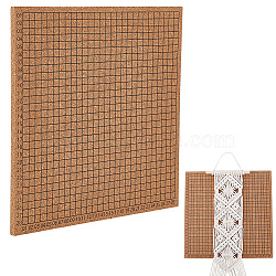 Square Cork Blocking Mats for Knitting, Blocking Boards with Grids for Needlepoint Crochet, BurlyWood, 30x30x1cm(TOOL-WH0039-57)