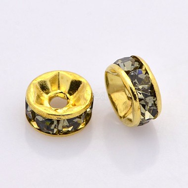 Brass Rhinestone Spacer Beads(RB-A014-Z6mm-12G)-2