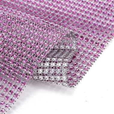 24 Rows Plastic Diamond Mesh Wrap Roll(DIY-L049-05N)-3