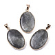 Pendentifs de labradorite naturelle(G-N326-31D)-1