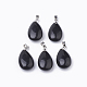 Natural Obsidian Gemstone Pendants(X-G-S299-35)-1