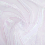 Laser Polyester Fabric, for Stage Show Costume Decoration, White, 4000x1500x0.1mm(DIY-WH0496-92A)