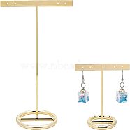 Iron Earring Display Stands, Light Gold, small: 40x75x72mm, hole: 1.6mm, big: 60x98x151mm, hole: 1.6mm(EDIS-WH0007-02)