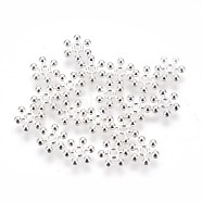 Tibetan Style Alloy Spacer Beads, Lead Free & Cadmium Free, Snowflake, for Christmas, Silver Color Plated, about 8mm long, 7mm wide, 2mm thick, hole: 1mm(X-K0PC2021)