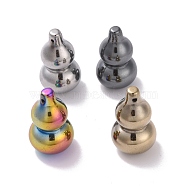 Non-magnetic Synthetic Hematite Pendants, Gourd, Mixed Color, 24.5x14.5mm, Hole: 0.9mm(G-G856-11)