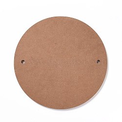 (Defective Closeout Sale for Marking)MDF Wood Boards, Ceramic Clay Drying Board, Ceramic Making Tools, Flat Round, Camel, 30x1.25cm, Hole: 11.5~12mm(CELT-XCP0001-02)