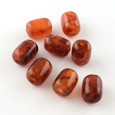 Колонки имитация драгоценных камней акриловые бусины(OACR-R025-M)-2