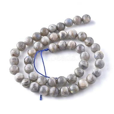 Natural Labradorite Beads Strands(G-G212-8mm-23)-8