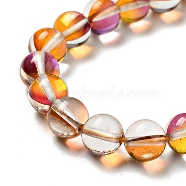 Electroplated Synthetic Moonstone Beads Strands(G-F143-A02-M)-5