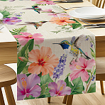 Polyester Tablecloth, Table Runners, for Party Festival Home Decorations, Bird, 1830x330mm(HOUS-WH0002-002)