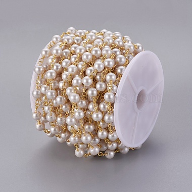 Cadenas de cuentas de perlas imitaion acrílicas hechas a mano(CHC-K007-H02)-3