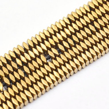2mm Square Non-magnetic Hematite Beads