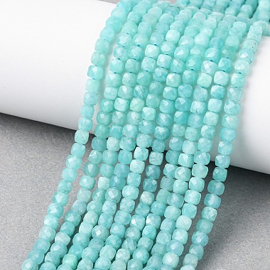 amazonite naturelles brins de perles(X-G-K366-H01-4mm)-1
