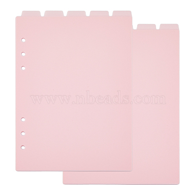 Pink Plastic Binder Accessories