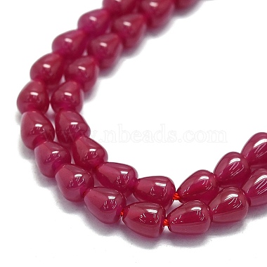 Lab Grown Red Corundum Beads Strands(G-G106-M01-01-1)-3