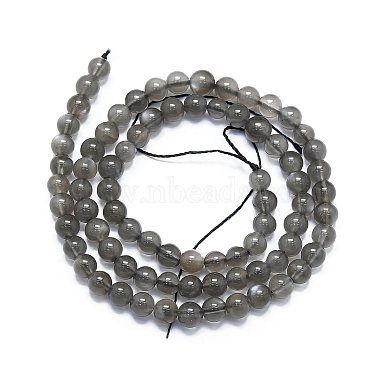 Natural Grey Moonstone Beads Strands(G-A245-A05-01)-2