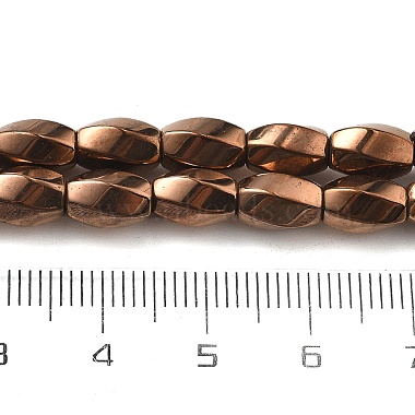 Electroplated Synthetic Magnetic Hematite Beads Strands(G-P545-G01-02D)-4