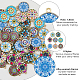 48Pcs 8 Styles Printed Alloy Pendants(FIND-FH0007-79)-3