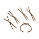 Bracelets argentés en corde de nylon(MAK-C003-03G-01)-1