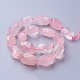 Natural Rose Quartz Beads Strands(G-P434-40)-1