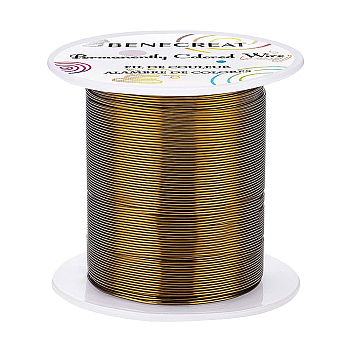 Round Copper Wire, for Wire Wrapped Jewelry Making, Antique Bronze, 22 Gauge, 0.6mm, about 164.04 Feet(50m)/roll