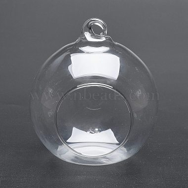 Transparent Wall Hanging Glass Ball Planter Terrarium Container Vase(DIY-L047-01)-1