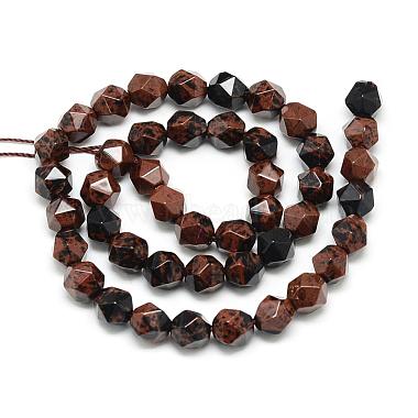 Natural Mahogany Obsidian Beads Strands(G-S149-15-6mm)-2
