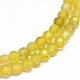 Natural Yellow Agate Beads Strands(G-O180-05C)-3