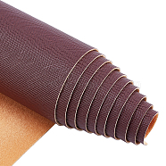 Imitation Leather Fabric, for Garment Accessories, Coconut Brown, 135x30x0.12cm(DIY-WH0221-23C)