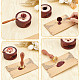 Brass Wax Seal Stamps with Rosewood Handle(AJEW-WH0412-0060)-3